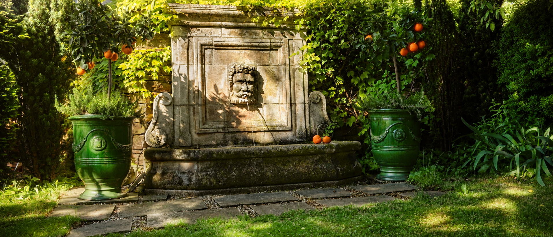 Innenhof Garten Polz